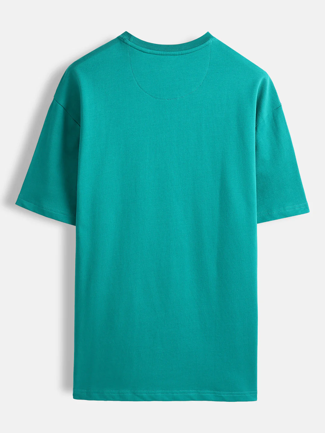 Playful chest print oversized T-shirt | Green - Image 8