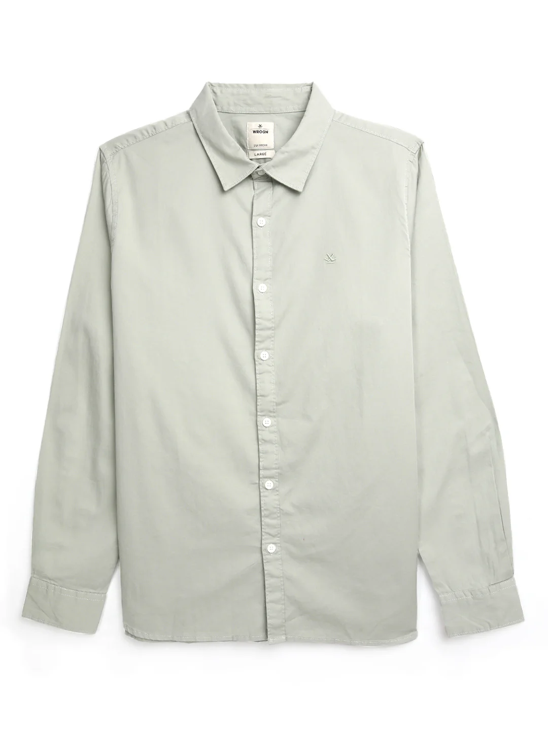 Premium Light Green Slim Fit Shirt - Image 6