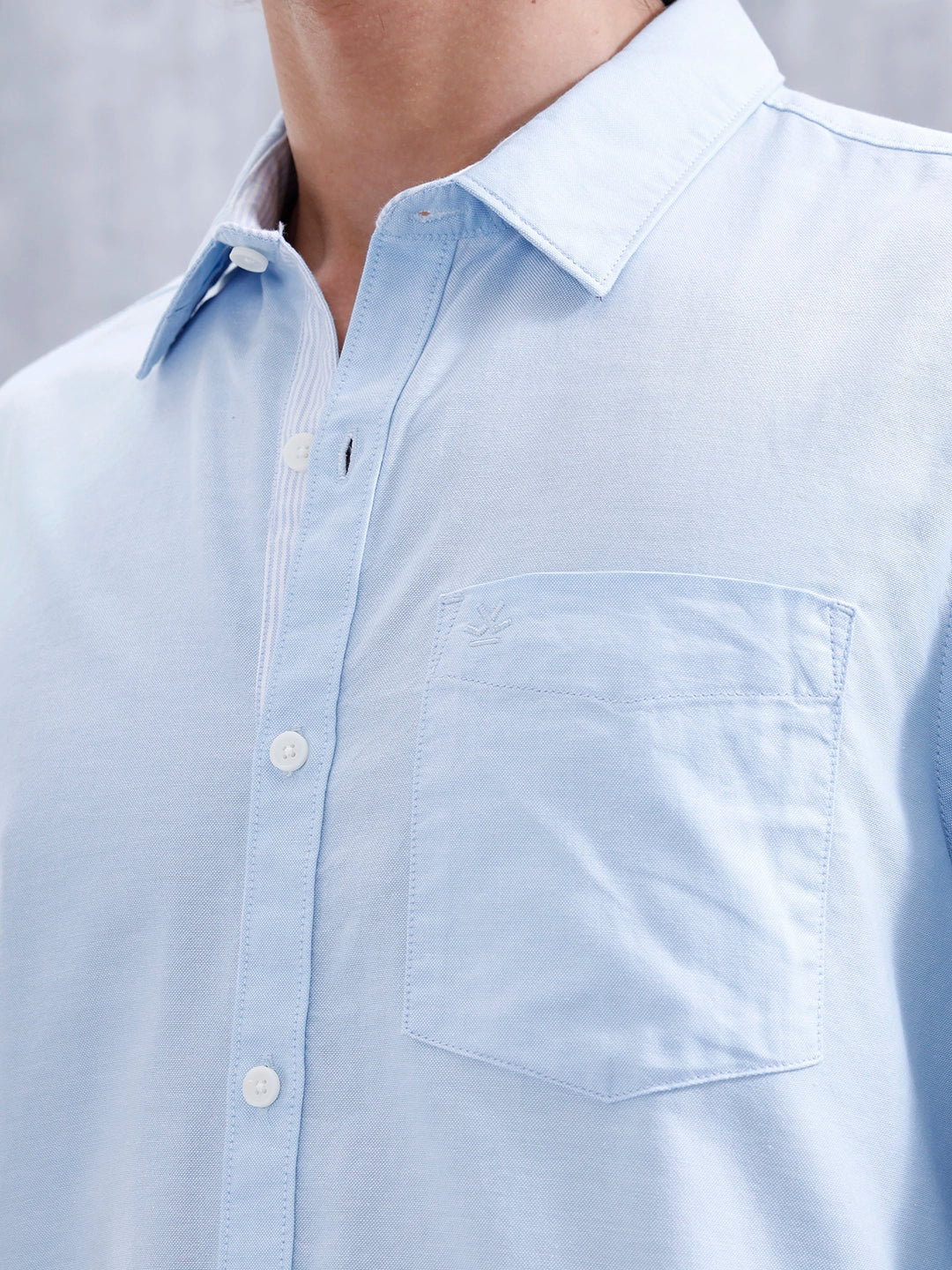 Premium Oxford Slim Fit Shirt | Blue - Image 5