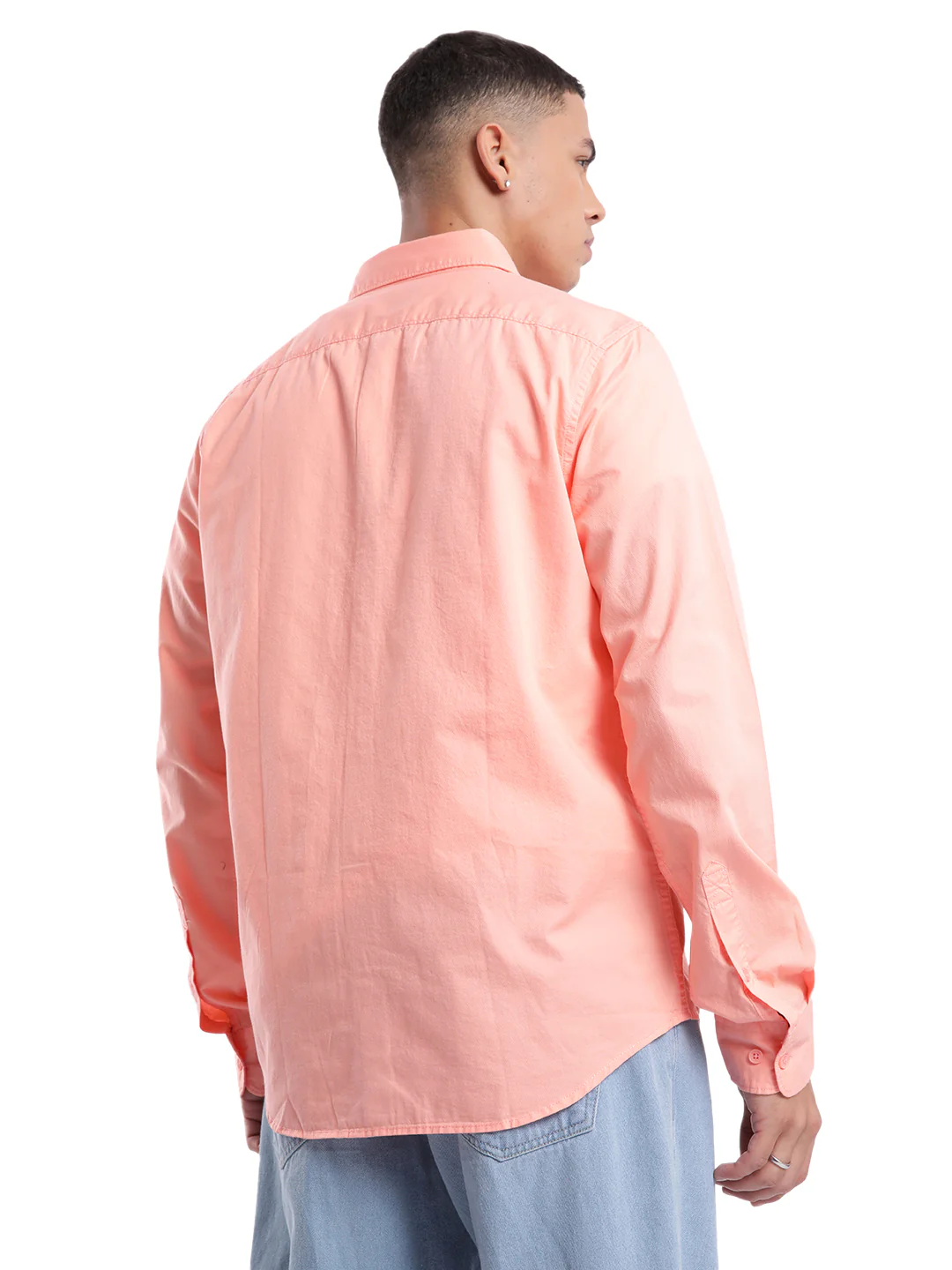 Premium Pink Printed Long Sleeve Shirt - Image 3