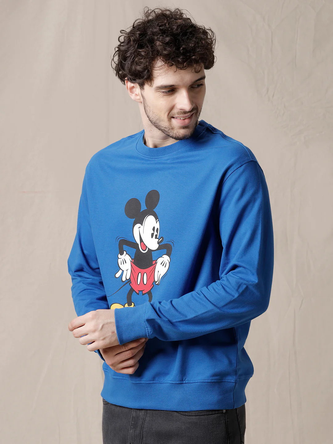Printed Disney's Mickey Sweatshirt - Image 5