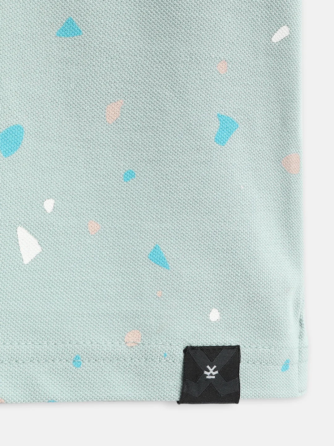 Printed Slim Fit Polo T-Shirt | Olive - Image 4