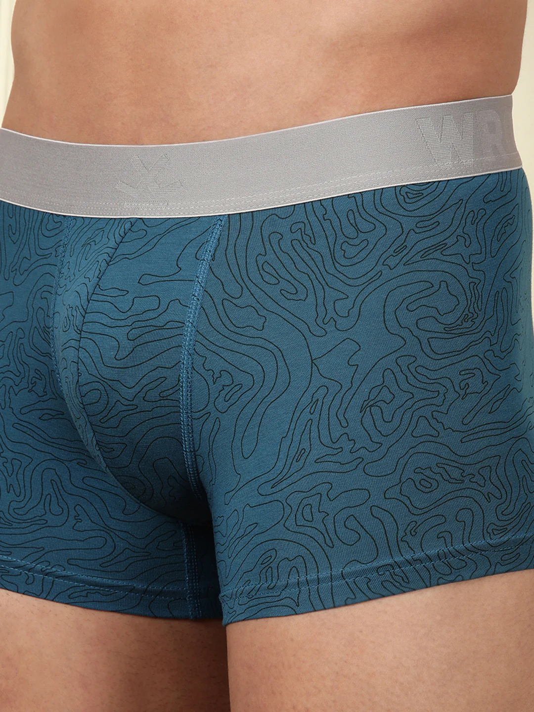 Printed Teal 1-Pack Trunk - Image 5