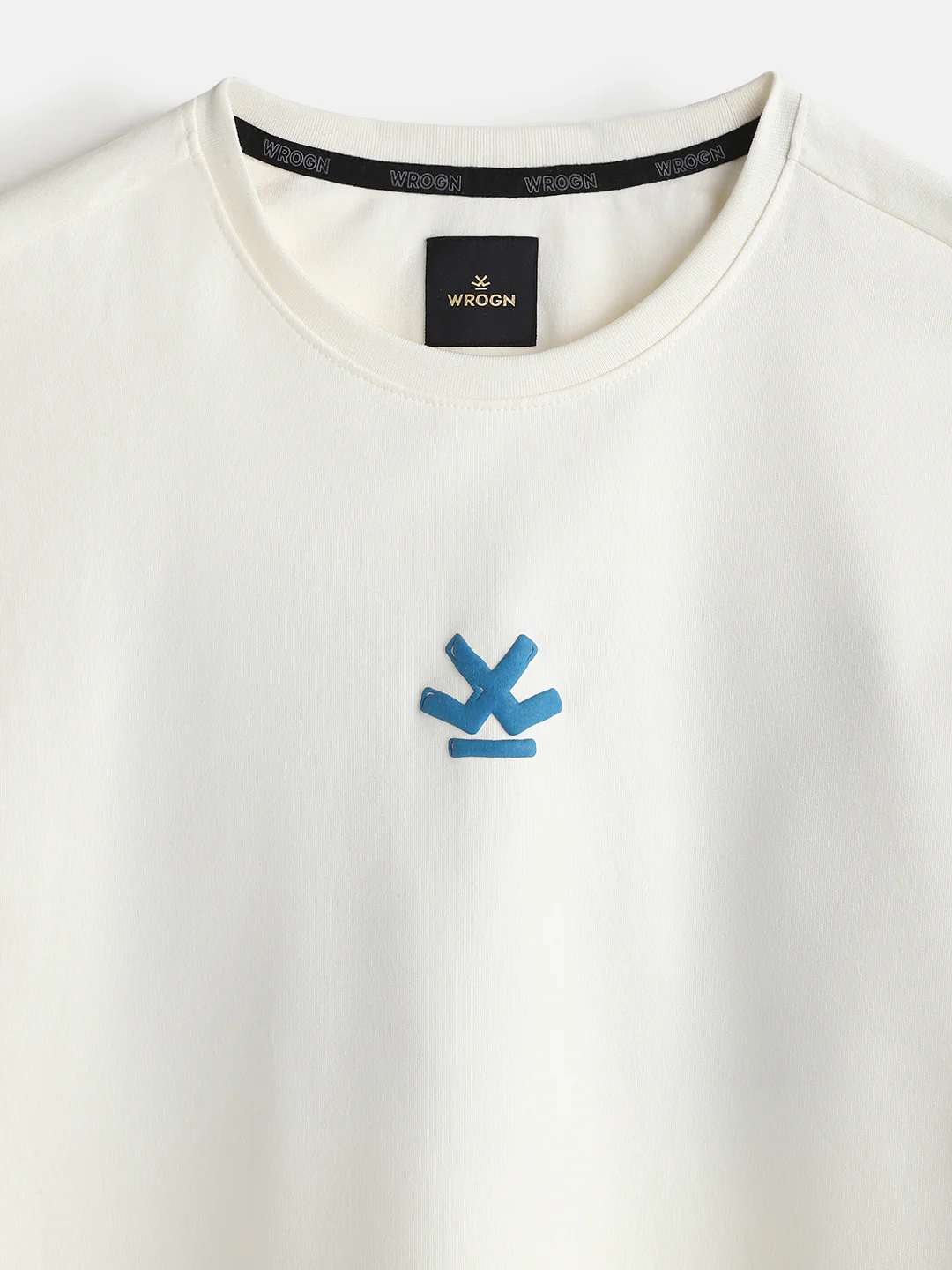 Puff Printed Oversized T-Shirt | Off White - Image 5