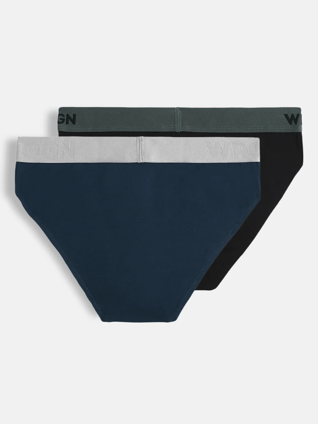 Cotton Spandex Solid 2-Pack Briefs - Image 2