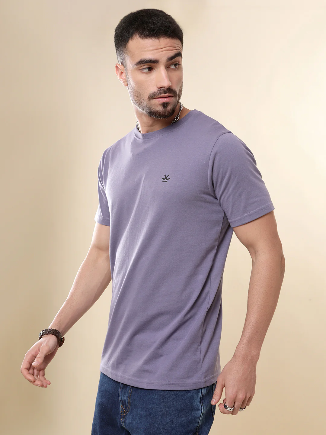 Purple Daze Crew Neck T-Shirt - Image 3