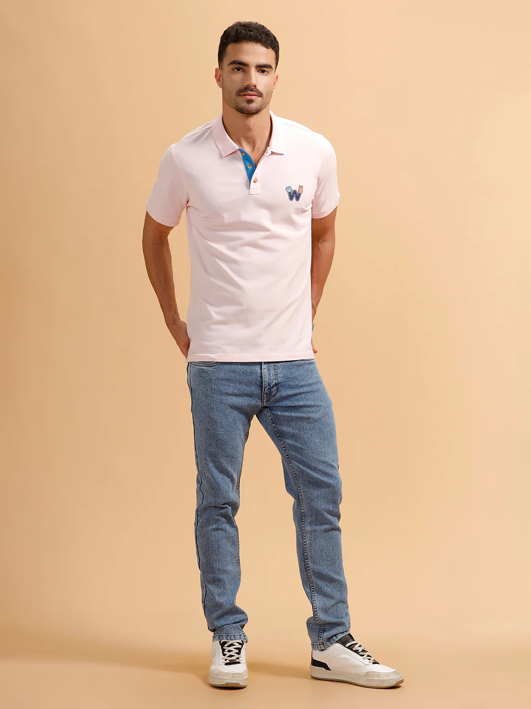 Quirky Printed T-Shirt | Light Pink - Image 2