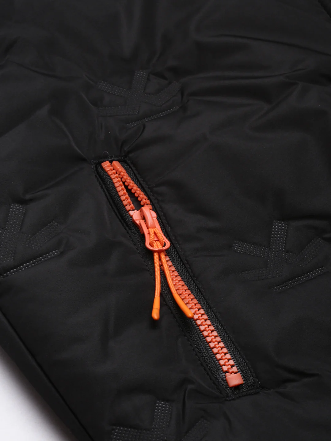 Raven Black Puffer Jacket - Image 7