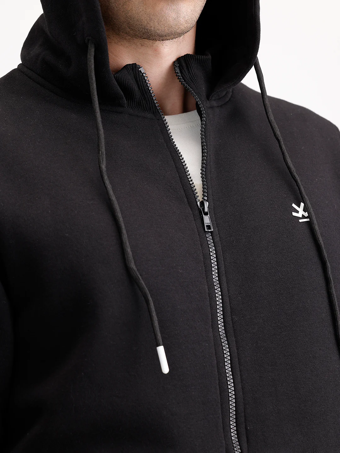 Regular Fit Hooded Sweatshirt | Black - Image 5