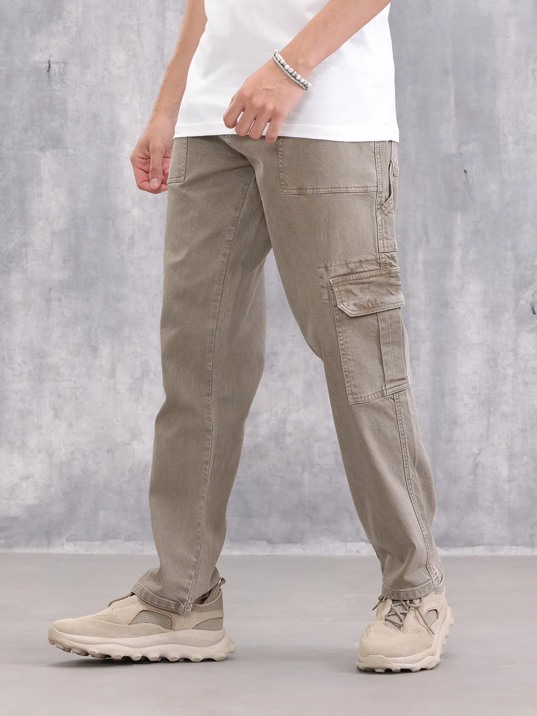 Relaxed Fit Cargo | Grey - Image 4