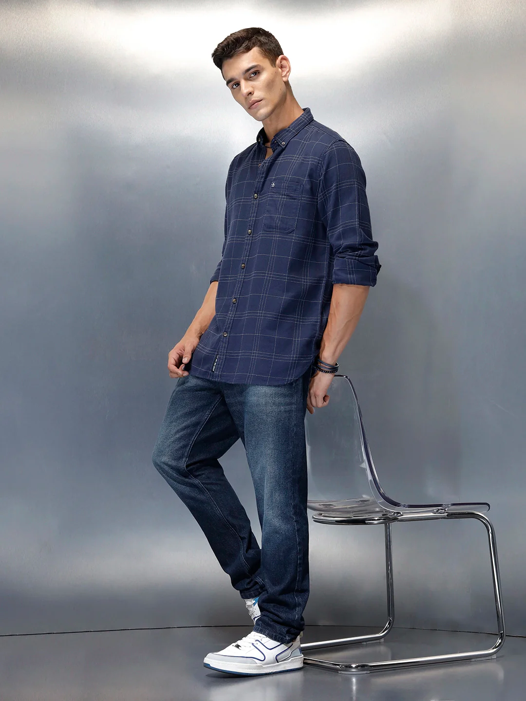 Relaxed Fit Casual Jeans | Blue - Image 2