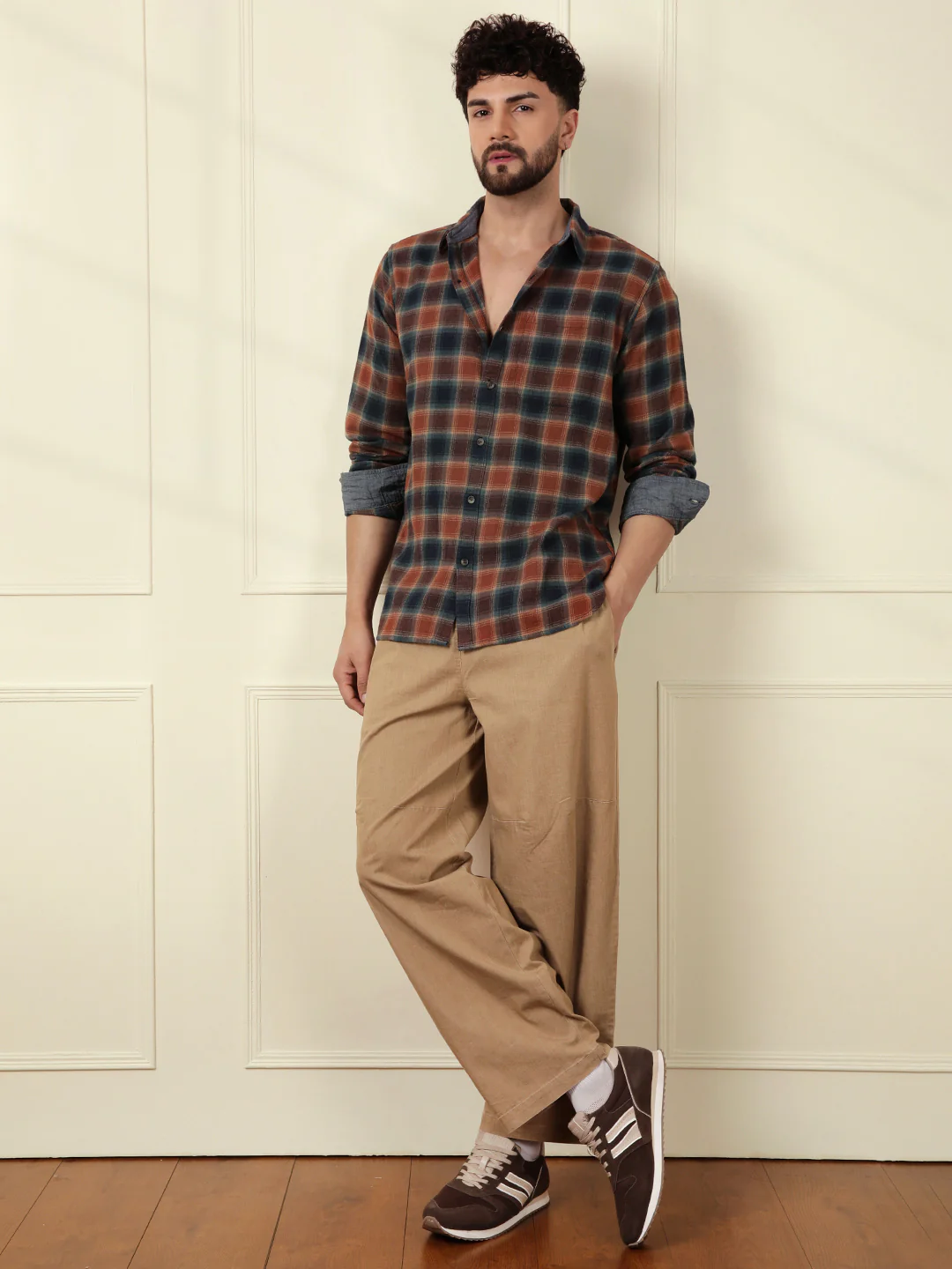 Rustic Checks Woven Shirt - Image 2