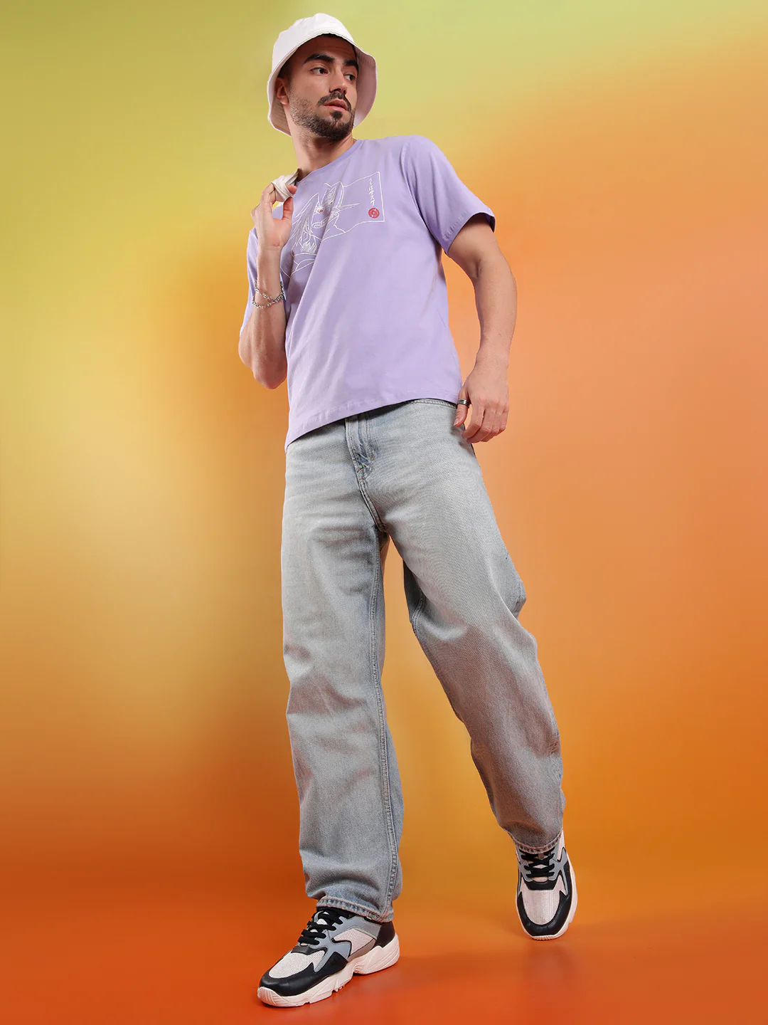 Sasuke Uchiha Purple Naruto T-Shirt - Image 2