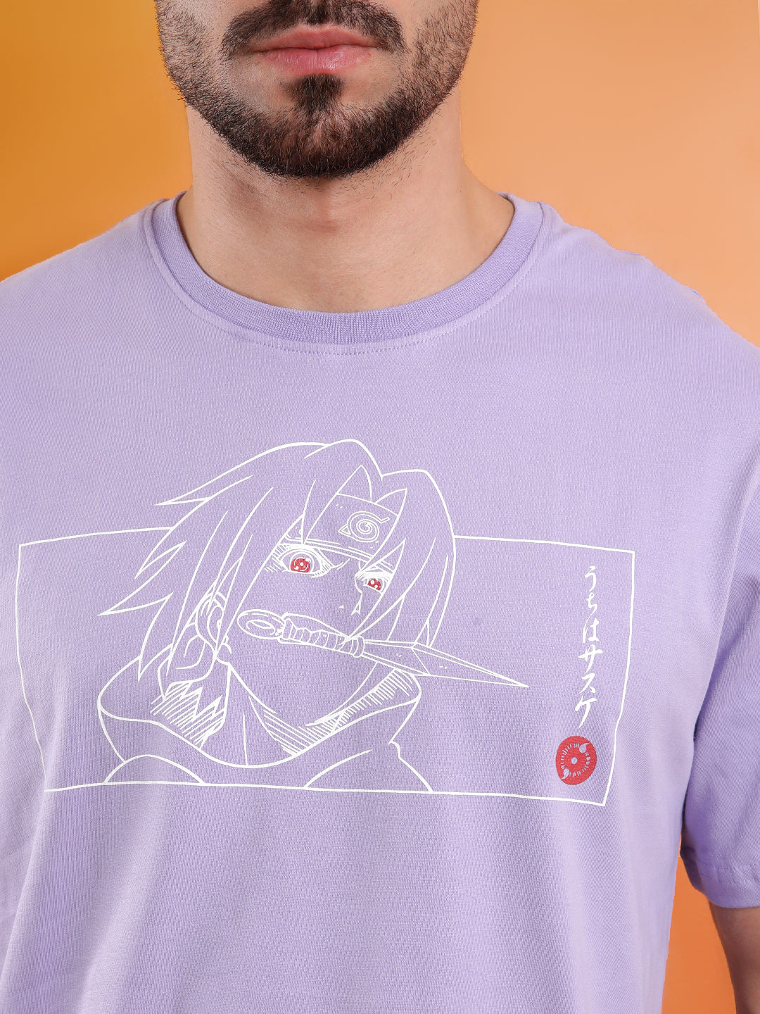 Sasuke Uchiha Purple Naruto T-Shirt - Image 5