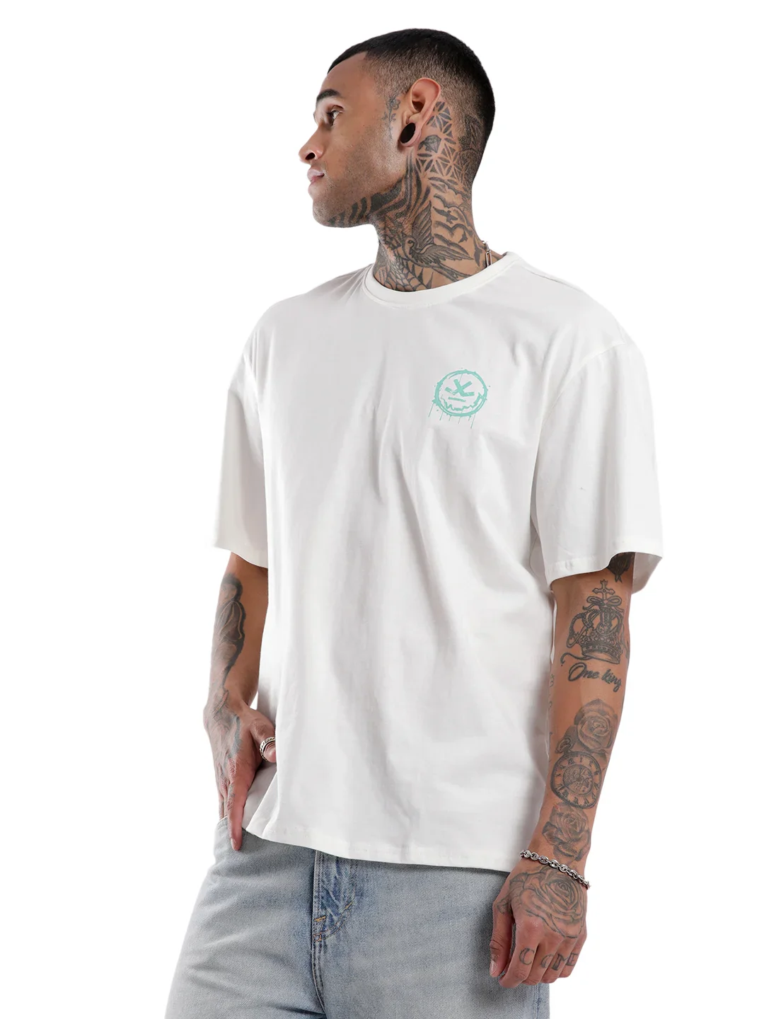 Sh-room For Thoughts White T-Shirt - Image 4