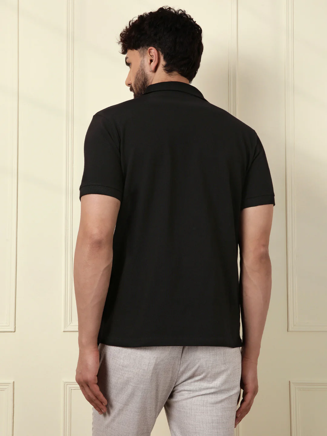 Sharp Solid Polo T-Shirt - Image 3