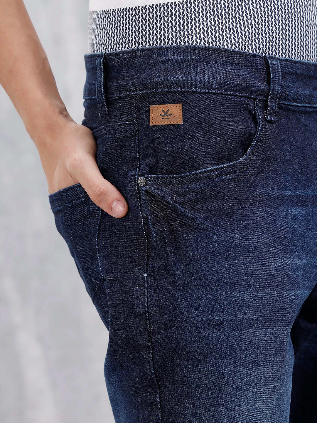 Slim Fit Casual Jeans For Men | Blue - Image 5