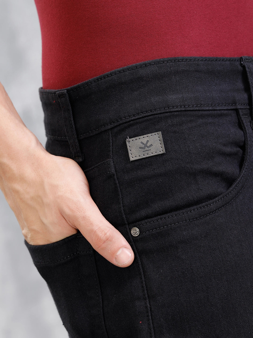 Slim Fit Jet Black Jeans | Black - Image 5