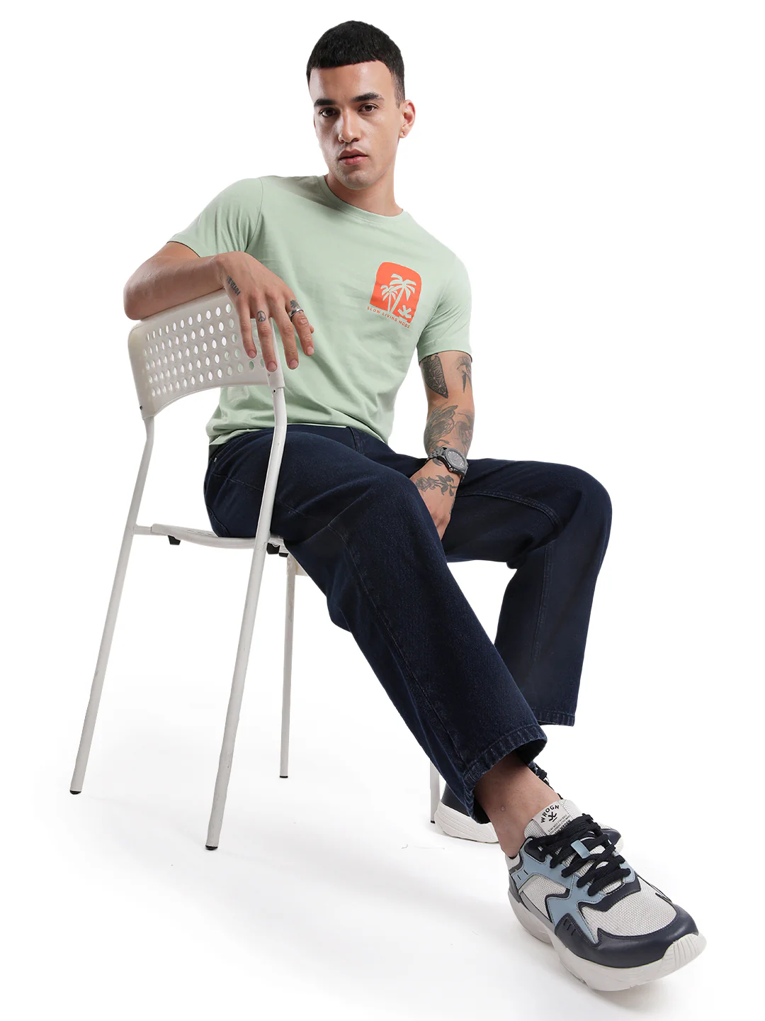Slow Living Printed T-Shirt - Image 2
