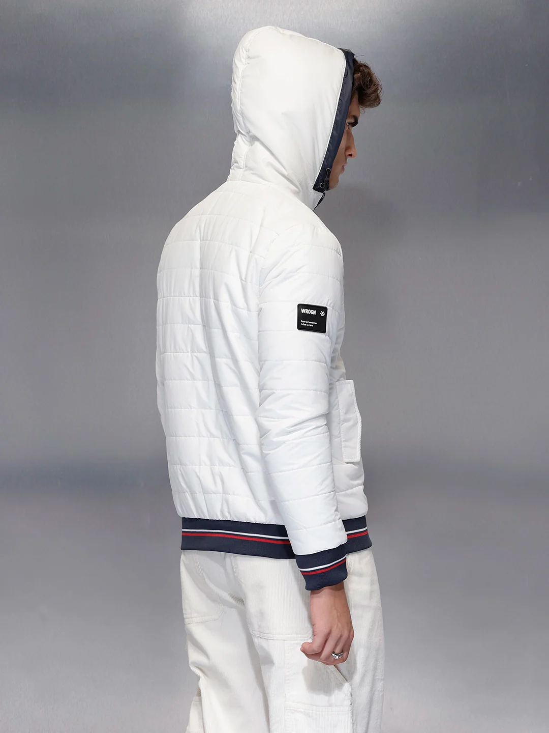 Snow White Urban Puffer Jacket | White - Image 3