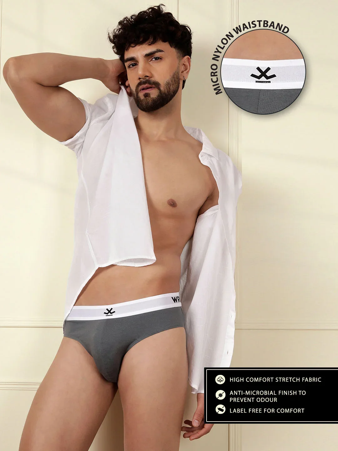 Solid All-Day Fresh 3-Pack Brief - Image 4
