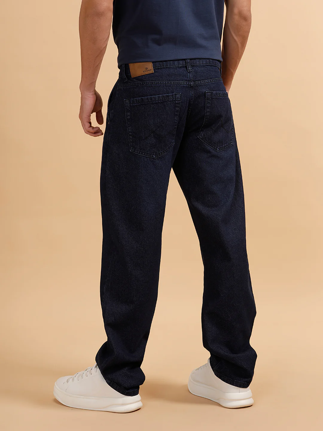 Light Fade Anti Fit Jeans | Dark Blue - Image 3
