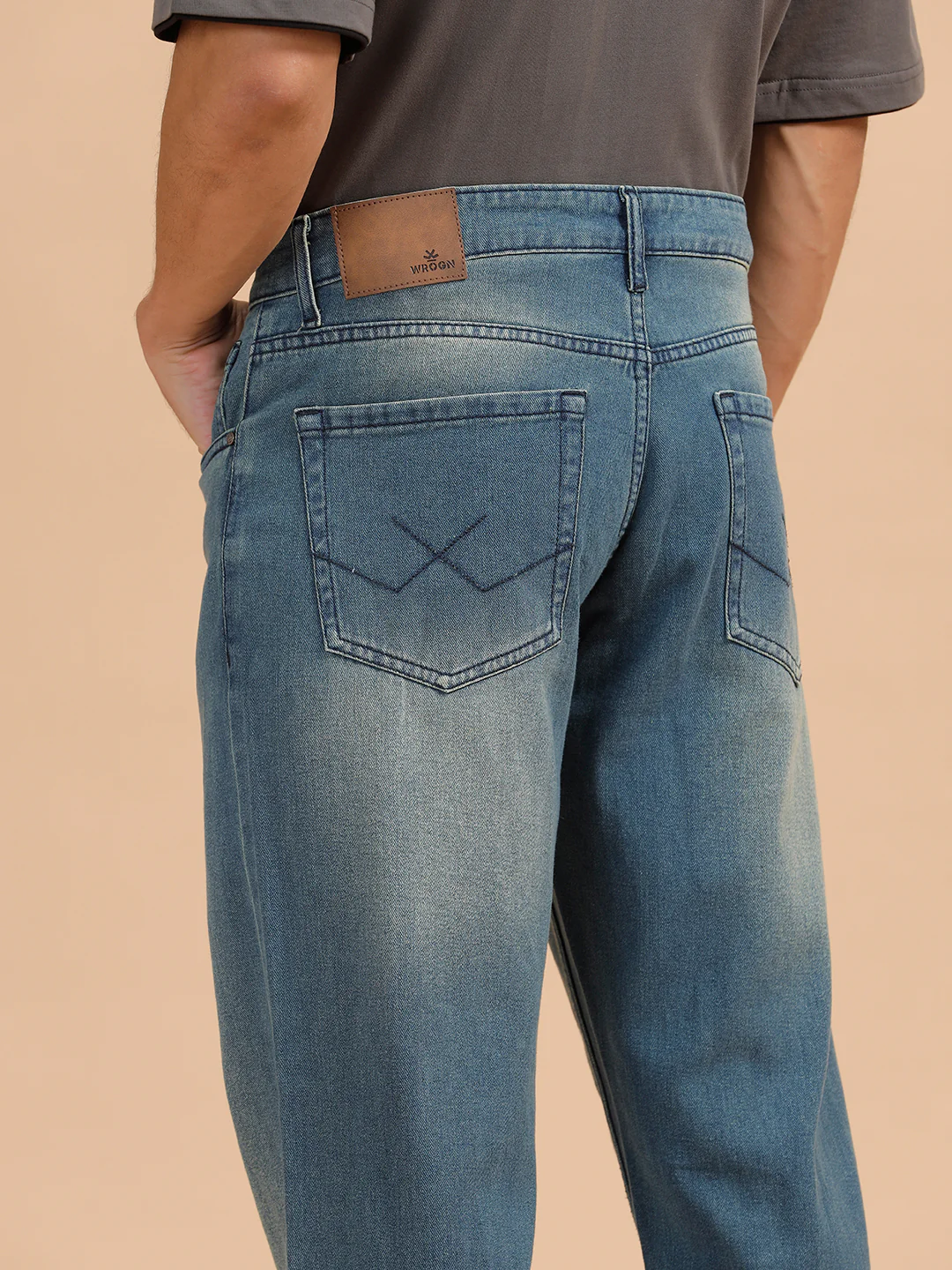 Heavy Fade Anti Fit Jeans | Light Blue - Image 6