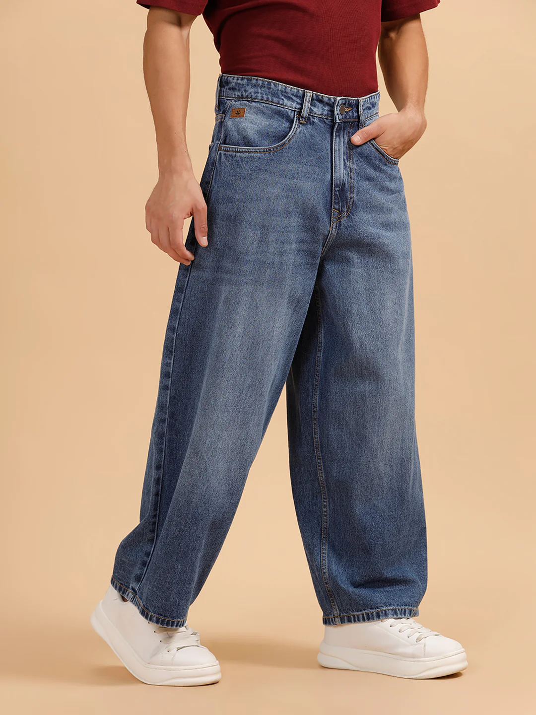 Casual Baggy Fit Jeans | Blue - Image 4