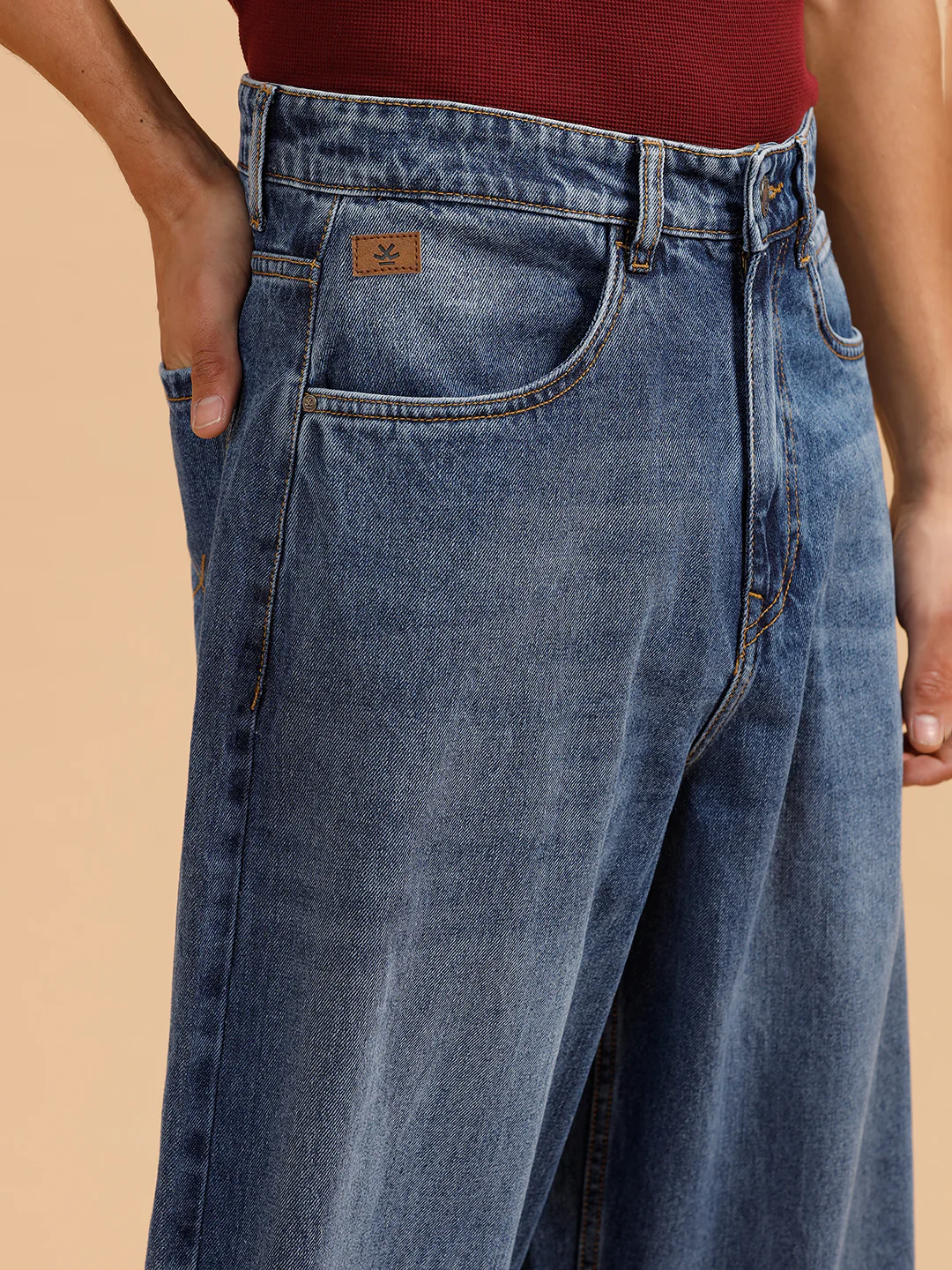 Casual Baggy Fit Jeans | Blue - Image 5