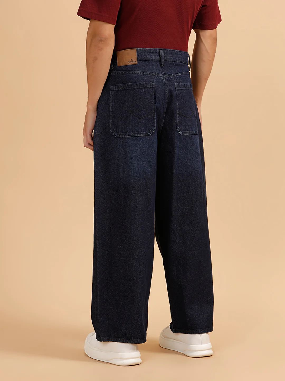 Casual Baggy Fit Jeans | Dark Blue - Image 3