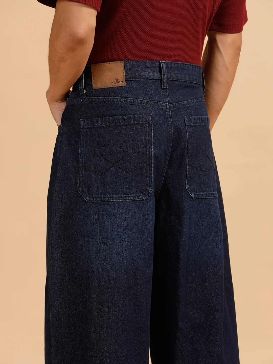 Casual Baggy Fit Jeans | Dark Blue - Image 6