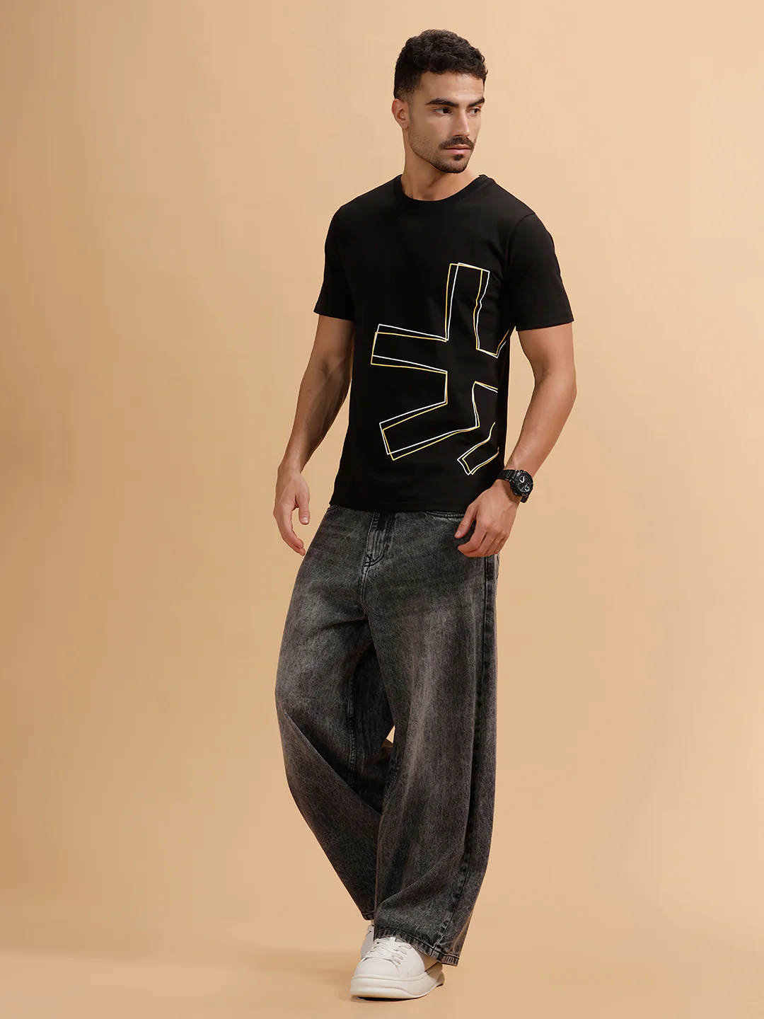 Casual Baggy Fit Jeans | Grey - Image 3