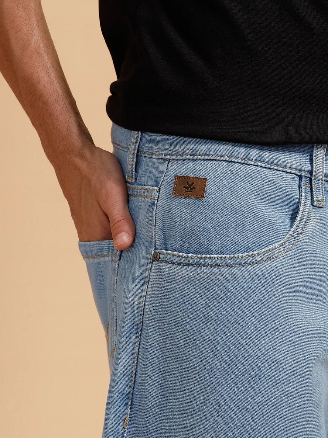 Casual Baggy Fit Jeans | Light Blue - Image 6