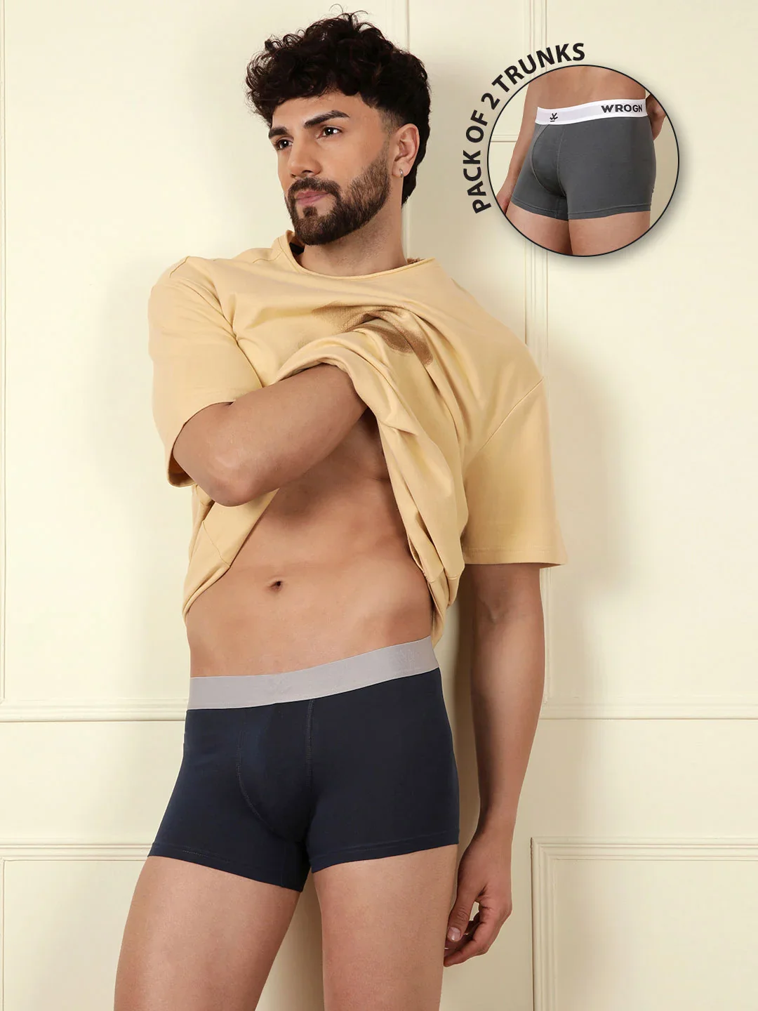 Solid Cotton 2-Pack Trunks - Image 3