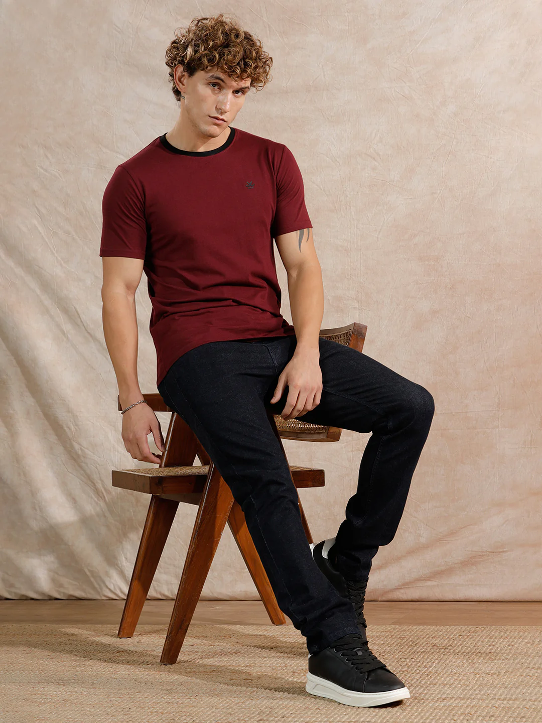 Solid Look Slim Fit Jeans | Dark Blue - Image 2