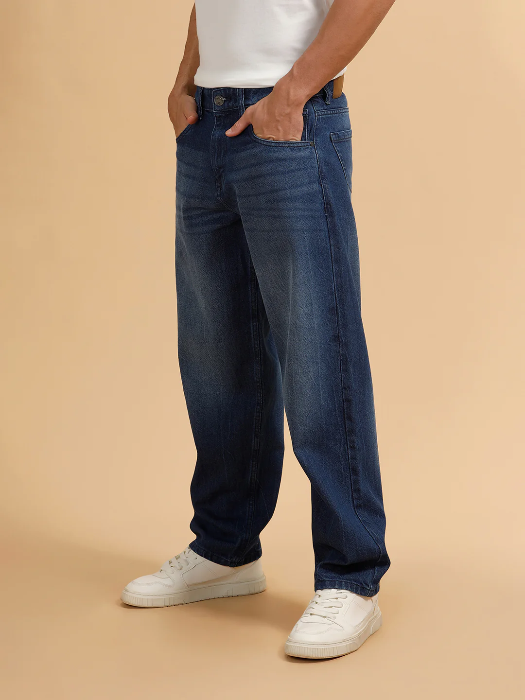 Casual Loose Fit Jeans | Blue - Image 4