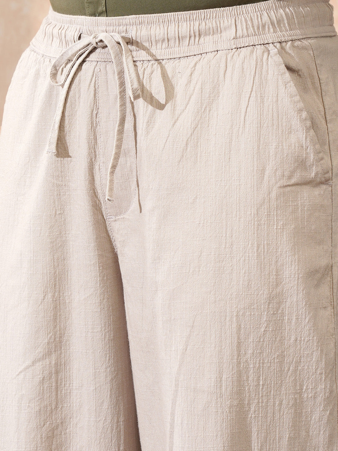 Solid Loose Fit Trouser | Grey - Image 5
