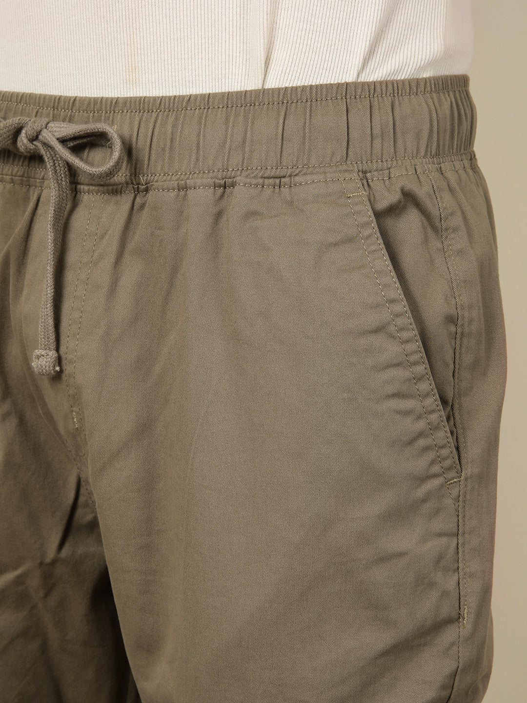 Solid Olive Classic Cargo Jogger - Image 5