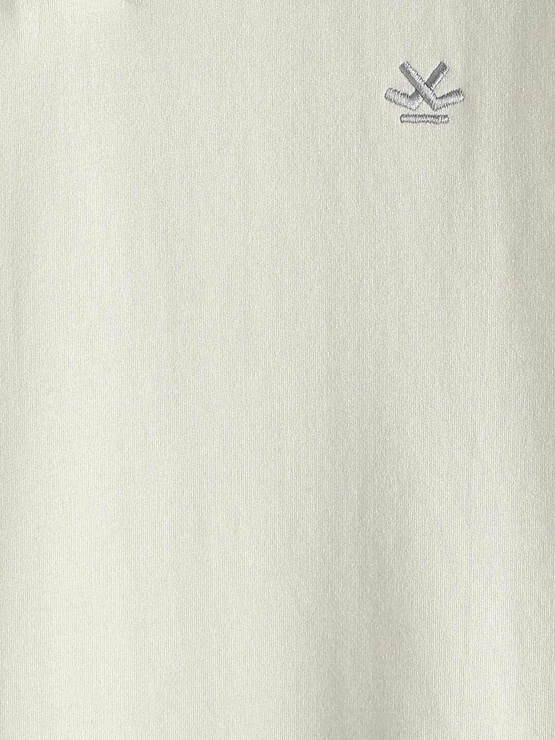 Solid Oversized Fit Polo T-Shirt | Beige - Image 4