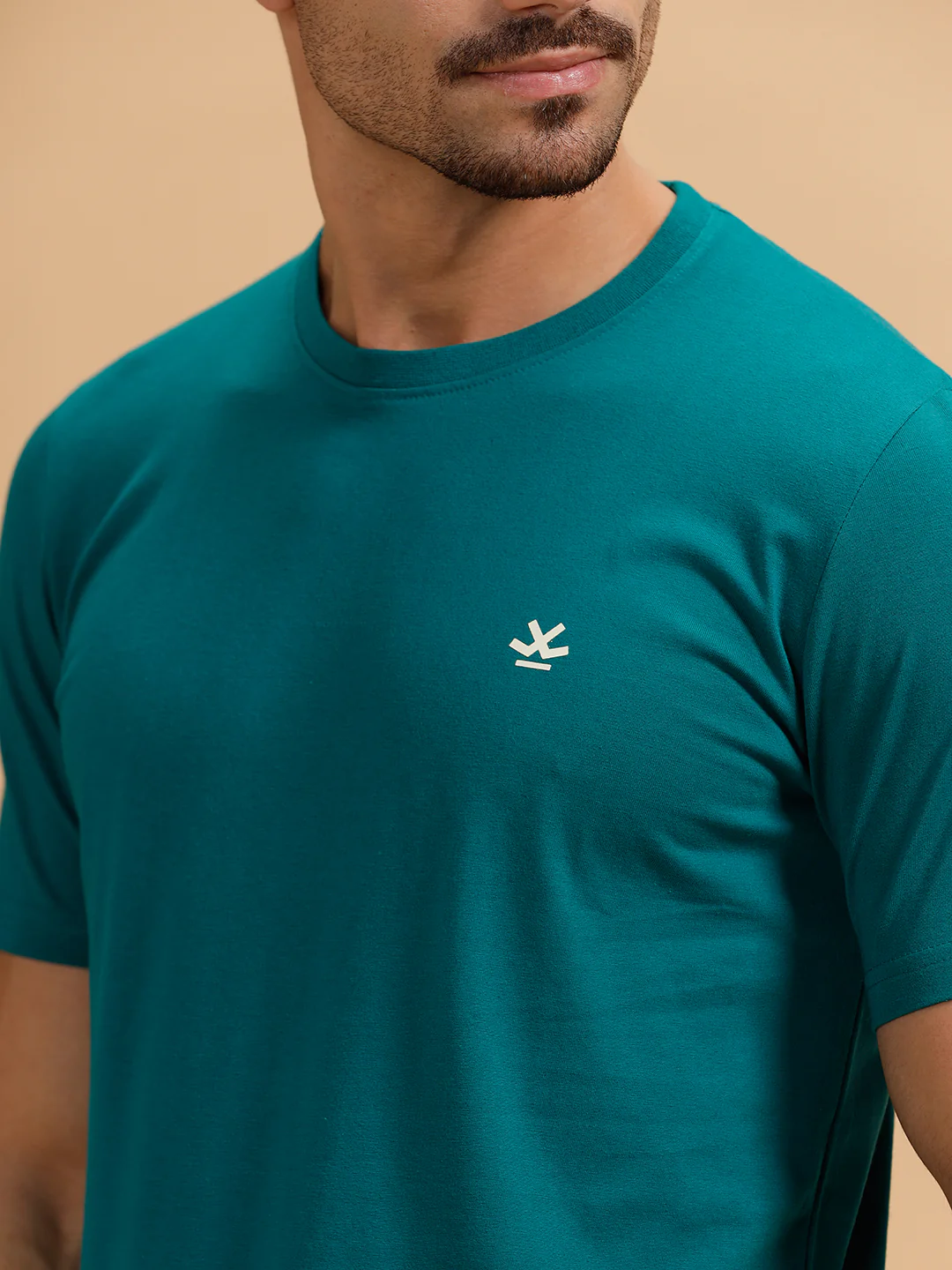 Solid Regular Fit T-Shirt | Dark Green - Image 5