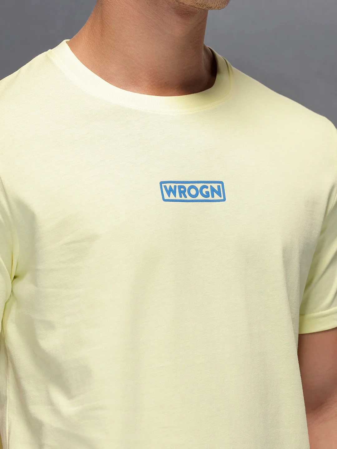 Solid Regular Fit T-Shirt   |  Light Green - Image 5