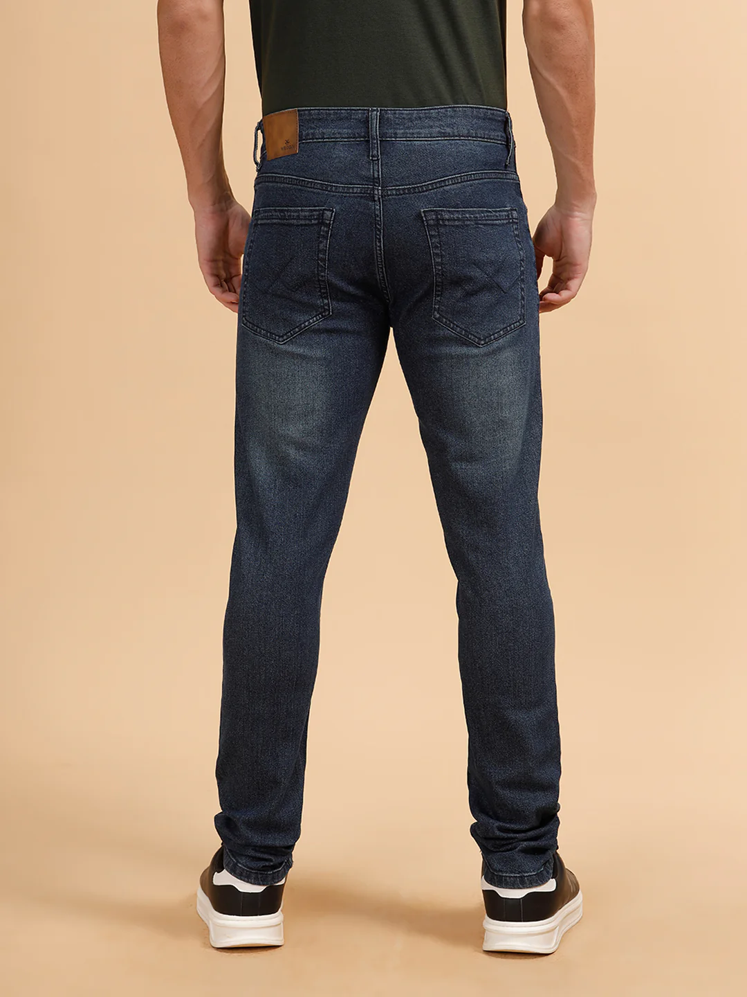 Casual Slim Fit Jeans | Dark Blue - Image 3