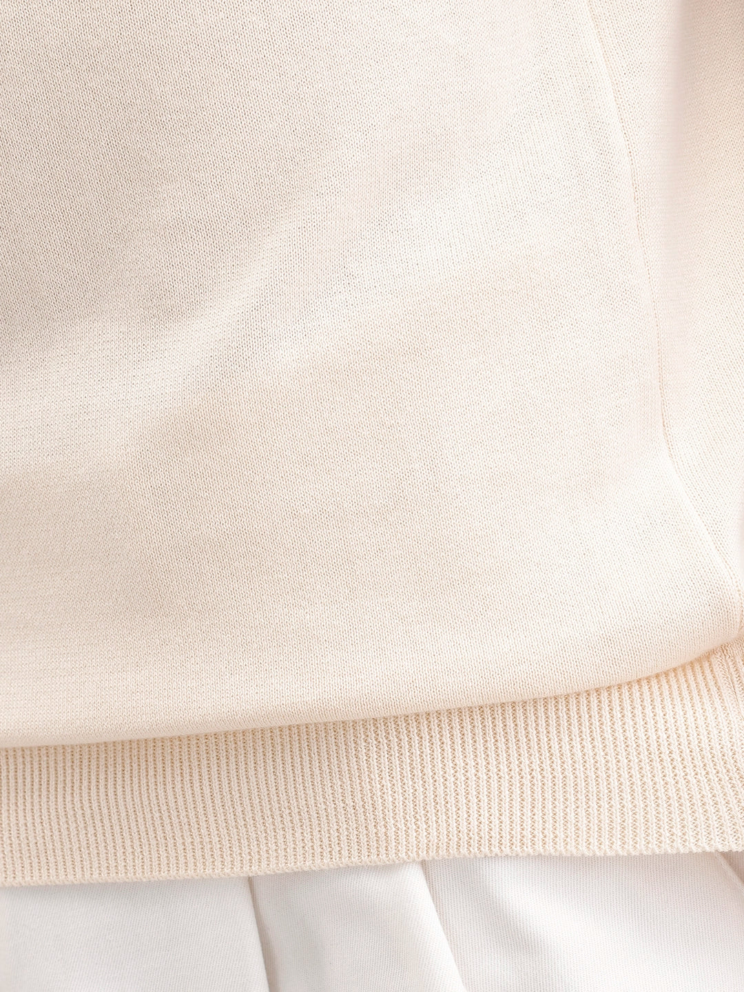 Solid Slim Fit Polo T-Shirt | Beige - Image 7