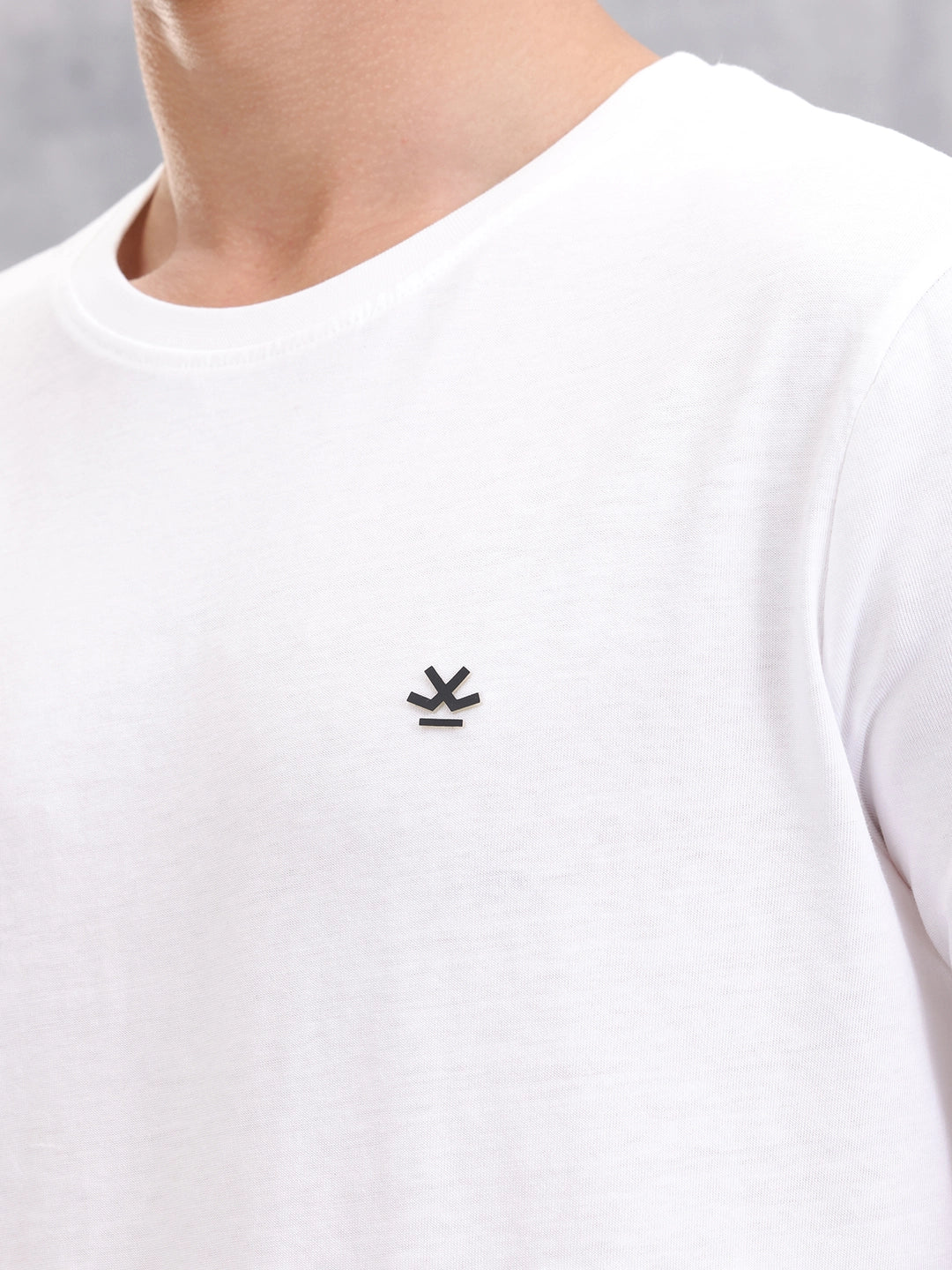 Solid Slim Fit T-Shirt | White - Image 4