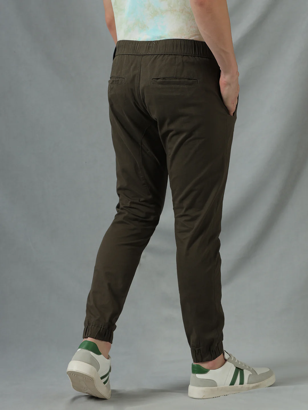 Solid Stitch Drawstring Jogger - Image 3