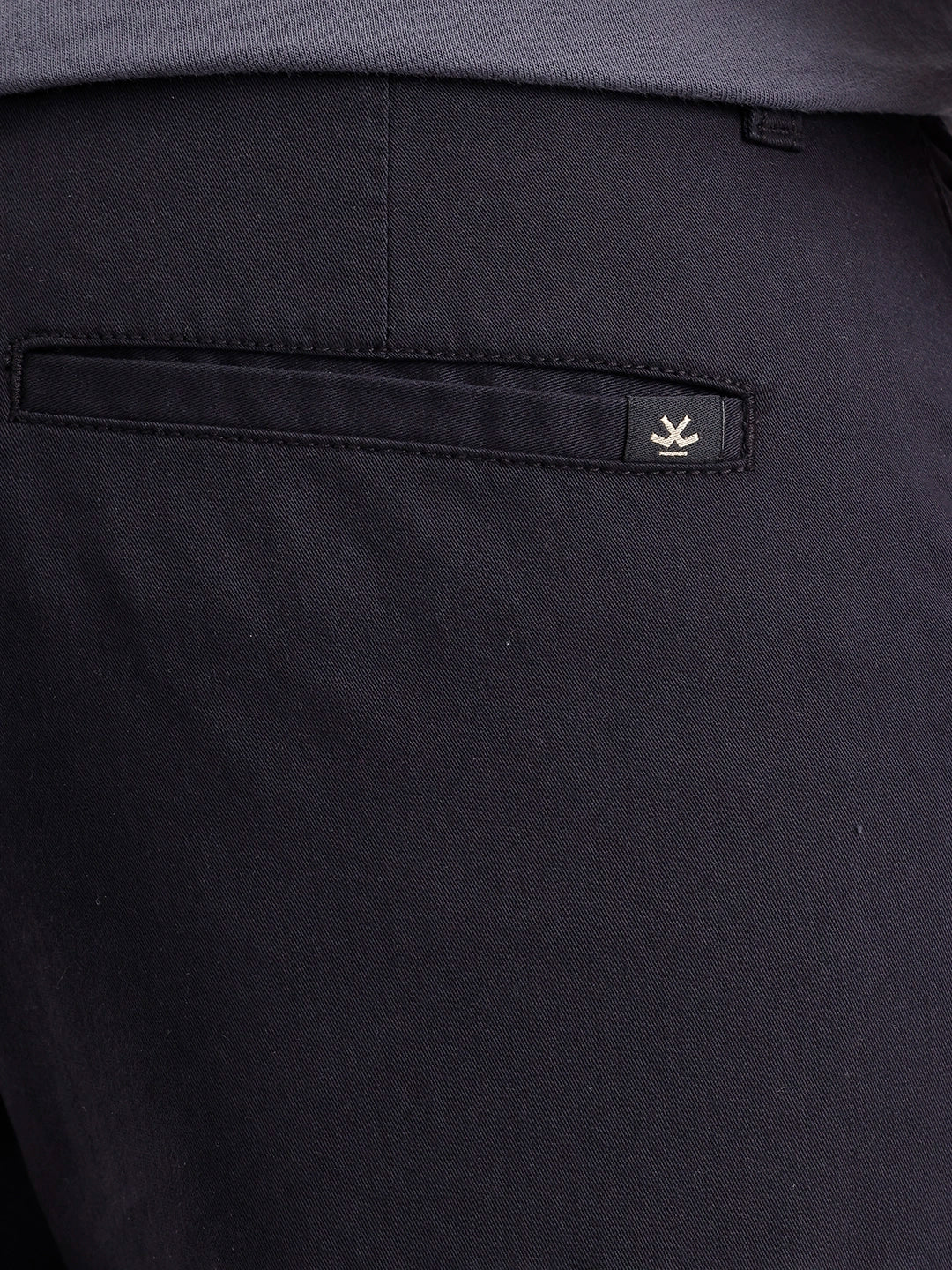 Solid Straight Fit Cargo  | Black - Image 6