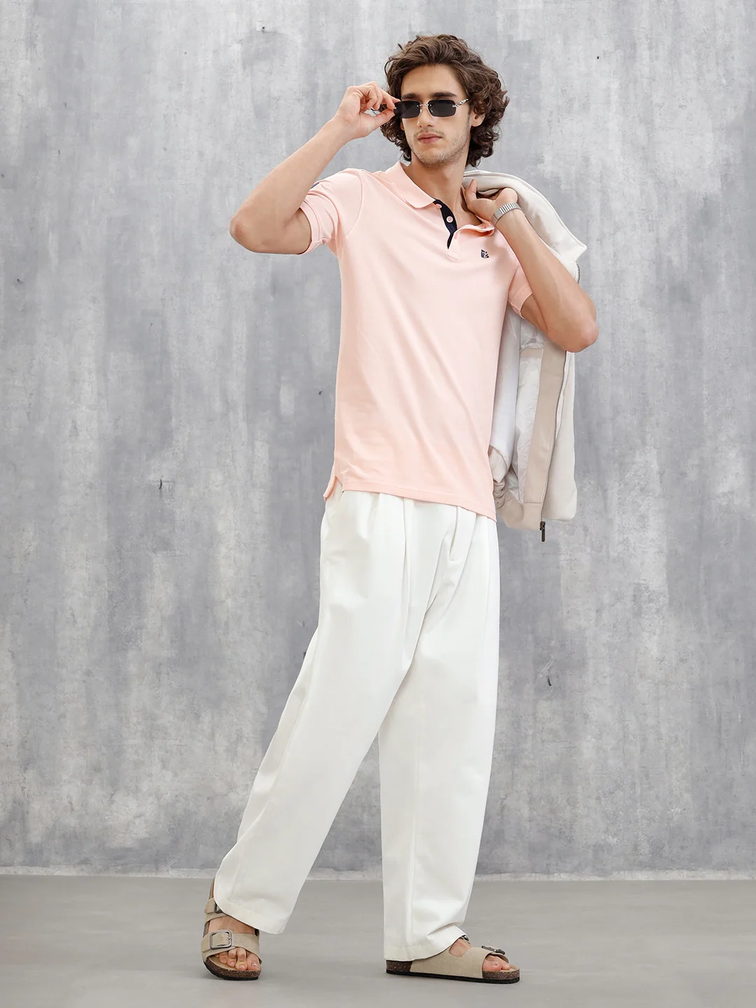 Sporty Polo T-Shirt | Pink - Image 2