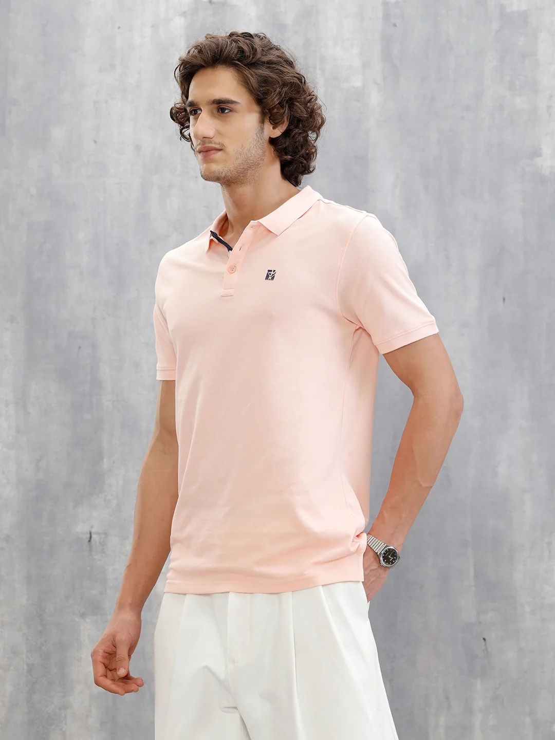 Sporty Polo T-Shirt | Pink - Image 4