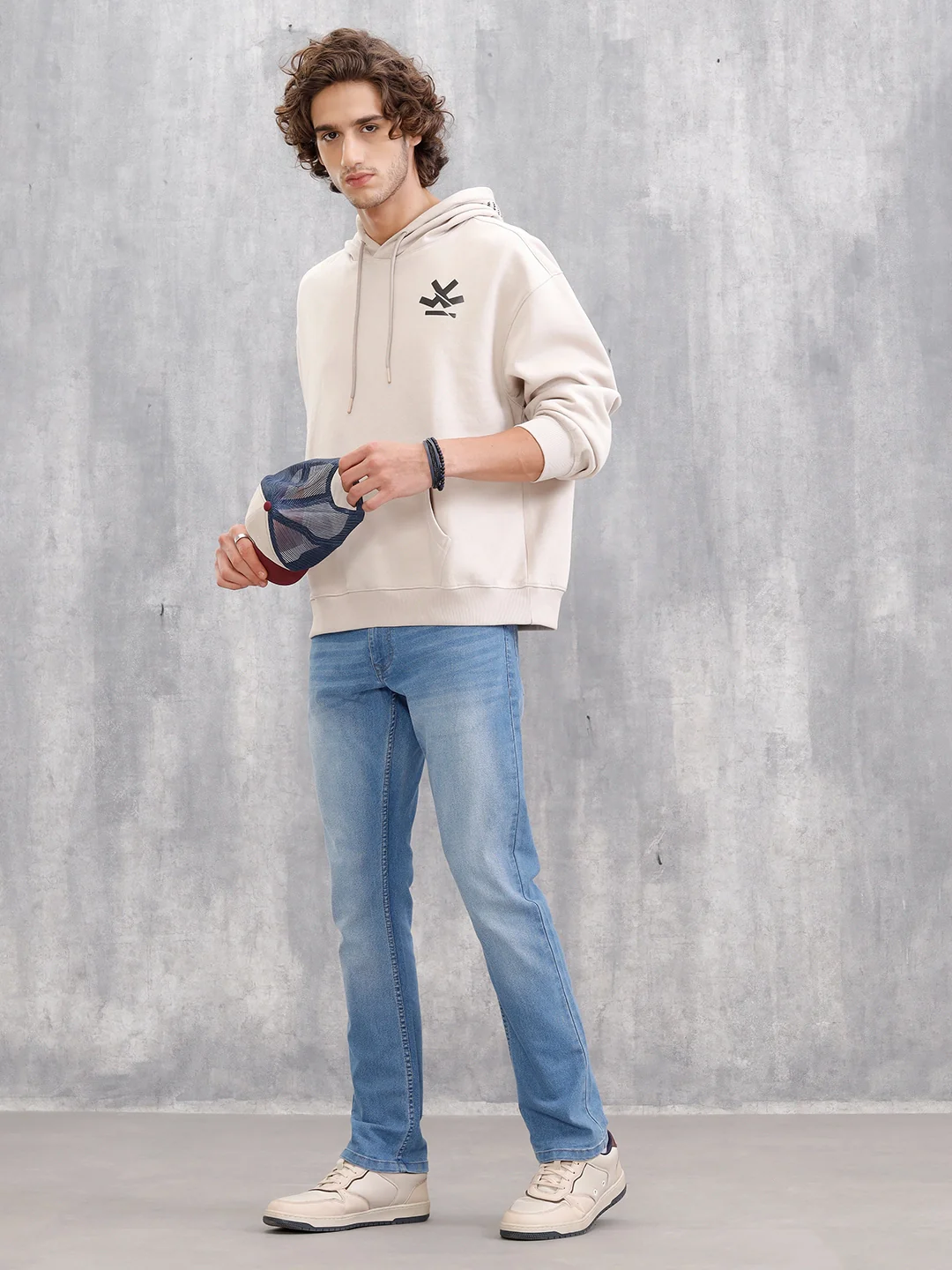 Staright Fit Mid Washed Jeans I Midstone - Image 2