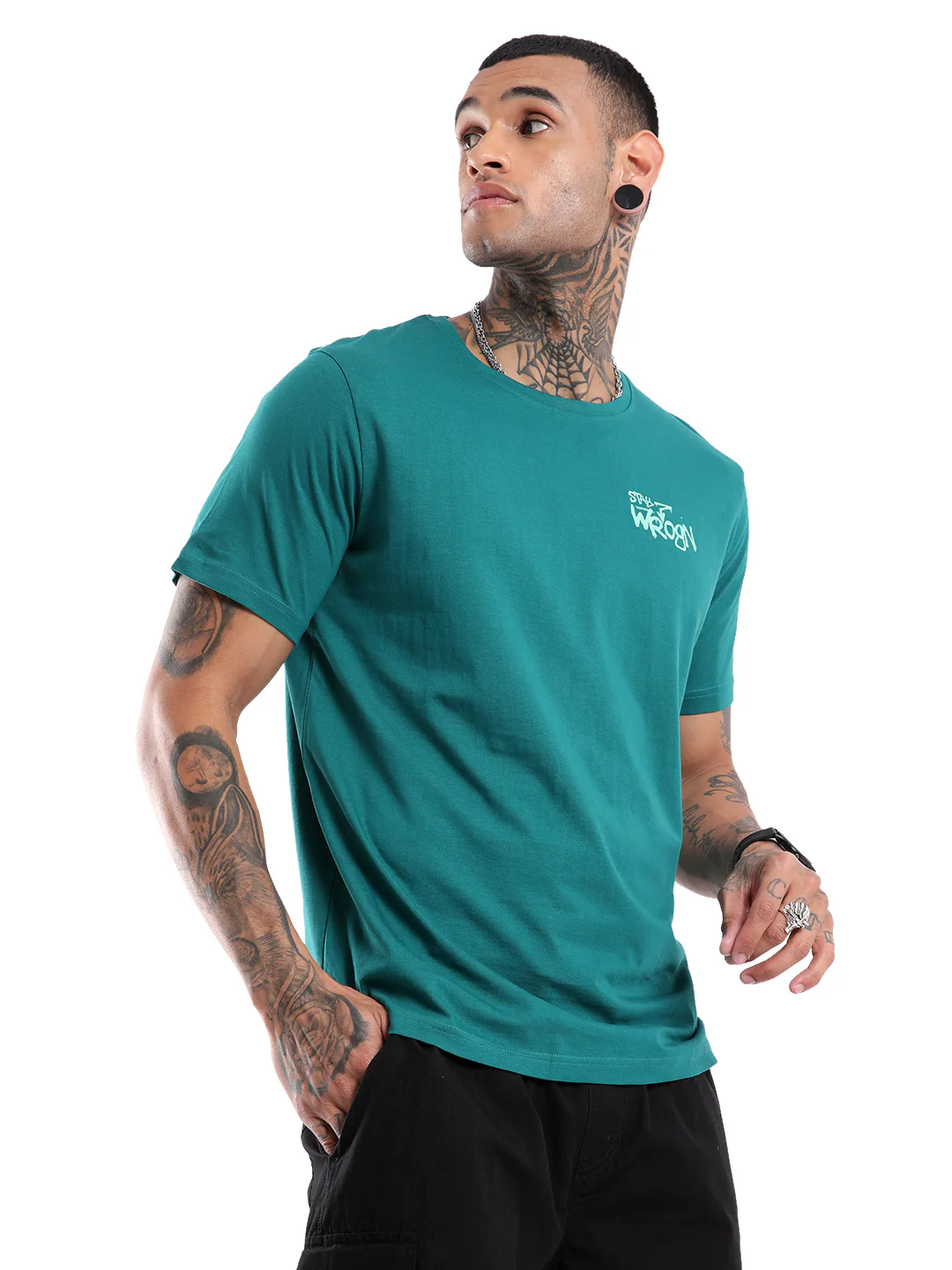 Stay Wrogn Printed Everglade T-Shirt - Image 4